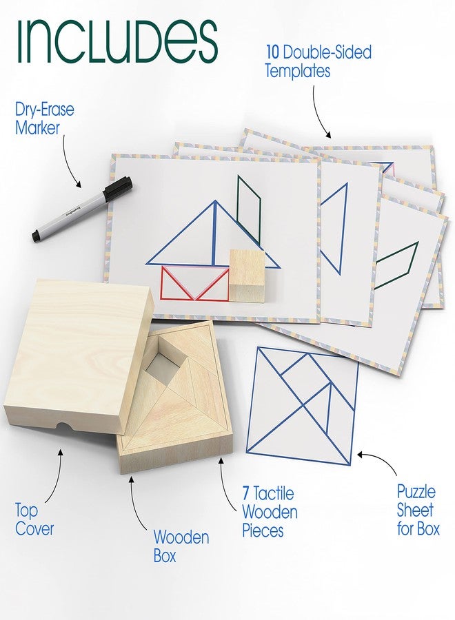 Keeping Busy Tangrams With Templates Dementia Activities for Seniors Brain Games for Adults Dementia Products for Elderly Alzheimers Products for Elderly Memory Games for Seniors Alzheimers Activities - Image 4